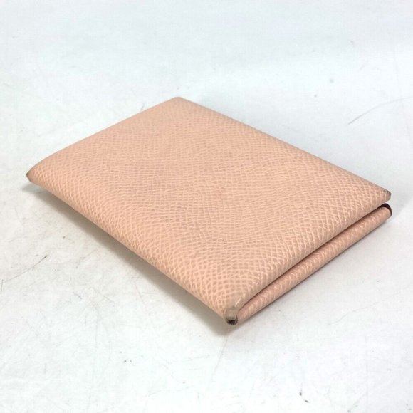 HERMES Bicolor Calvi Verso Business card holder Bifold pass case Card Case - Picture 10 of 12